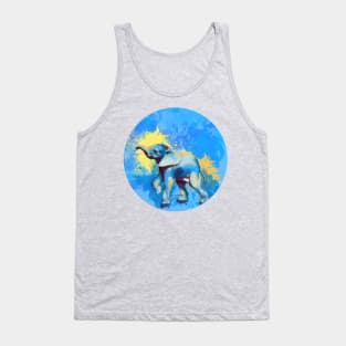 Baby Elephant - Cute and Fun Animal Illustration Tank Top